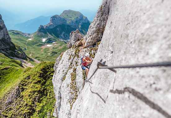 Nichts für schwache Nerven: Der 5-Gipfel-Klettersteig im Rofan